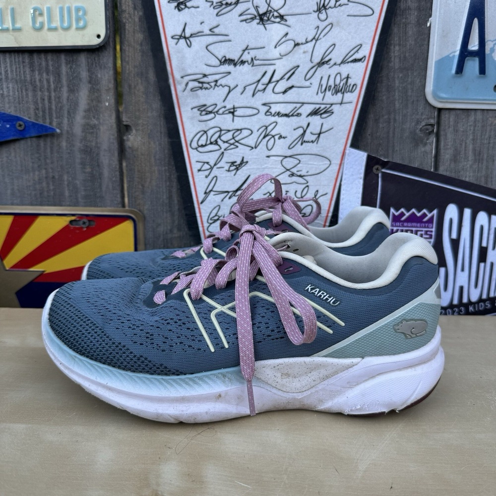 Karhu Womens Fusion Ortix 3.5 Hivo F200341 Blue Running Shoes‎ Sneakers Size 7.5